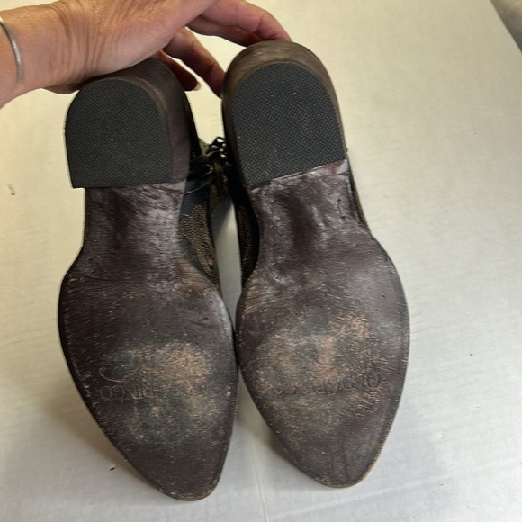 OLD GRINGO 326 LAUREL RUSTIC BEIGE COLOR DARK BROWN OLD SOLES SZ 8B - Picture 12 of 16